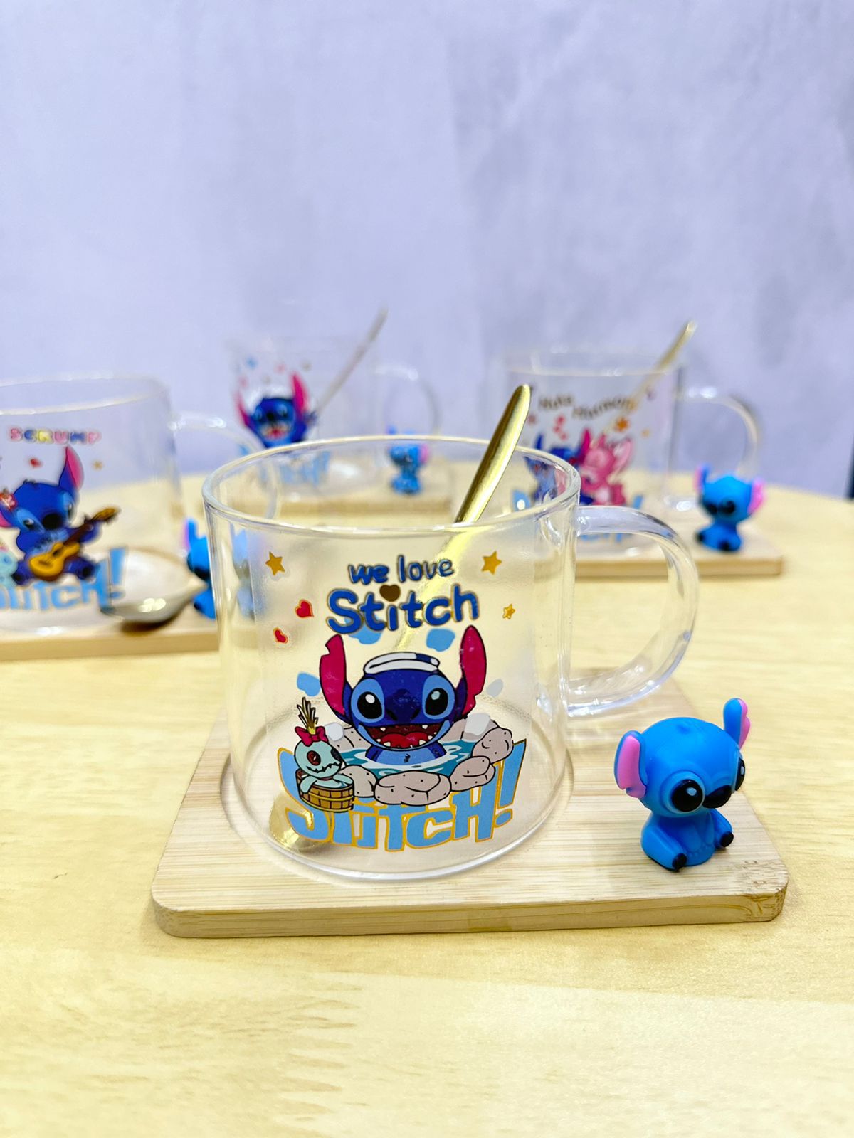 Taza de Stich y Mickey