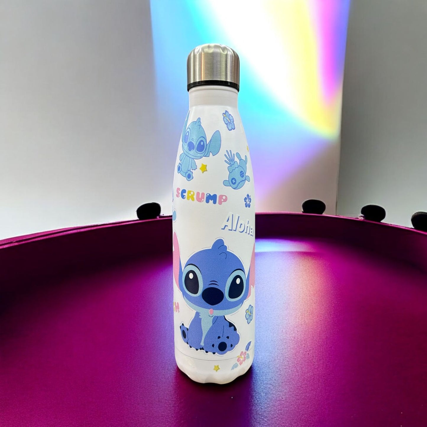 Botella Térmica Sanrio y Stitch