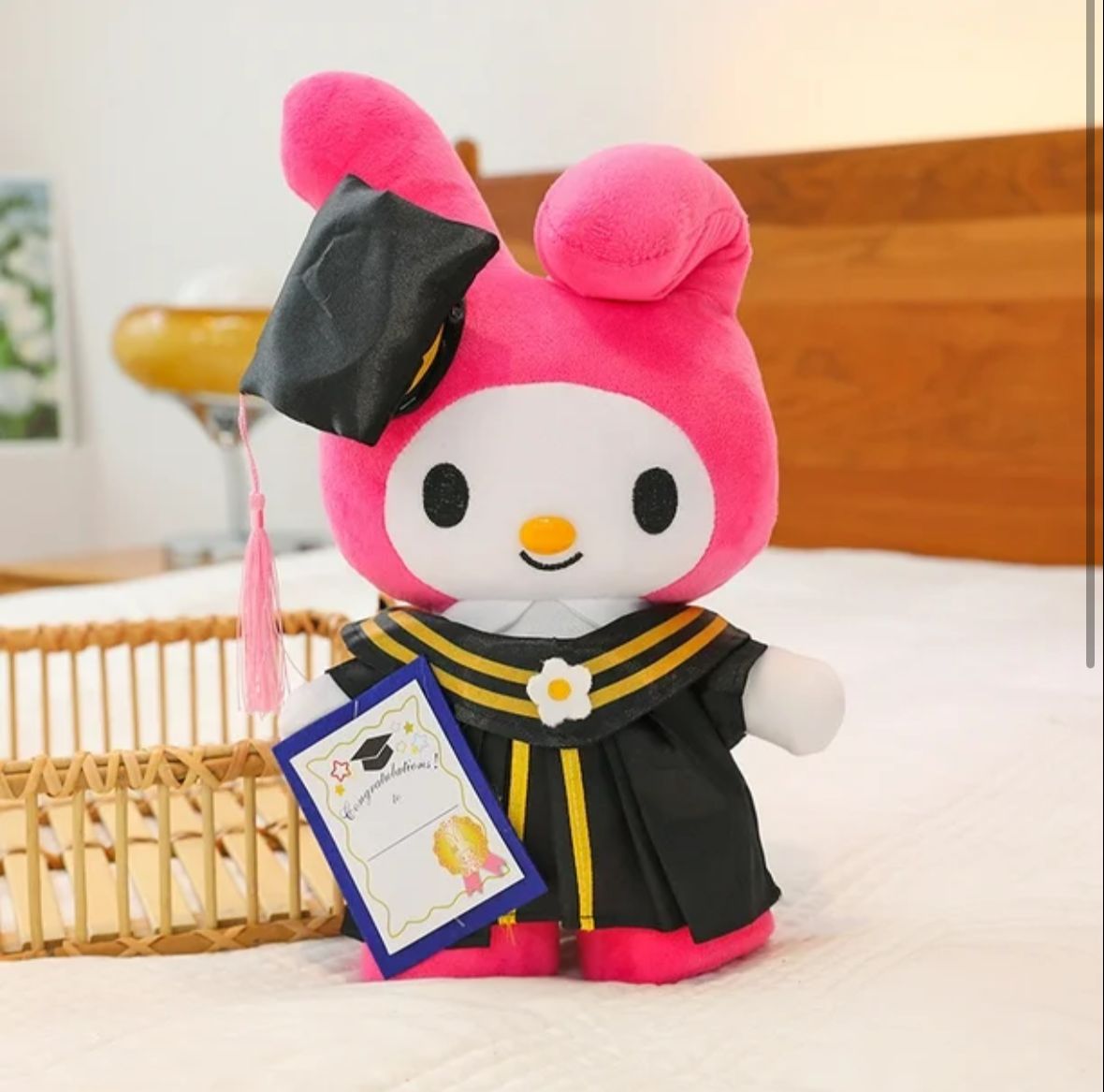 Peluches Sanrio Graduación